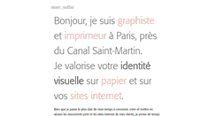 Desktop Screenshot of marcsaffar.com